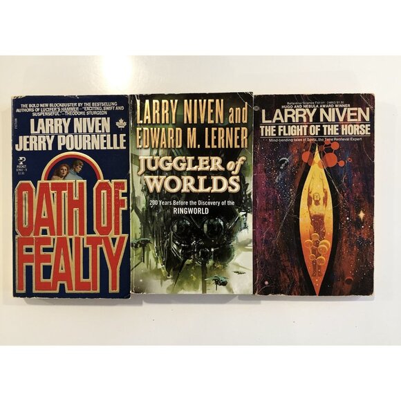 Lot of 19 Larry Niven Fantasy Science Fiction Paperback & Hardcover Books - Picture 6 of 7